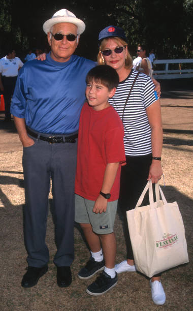 Norman Lear with his wife and son.