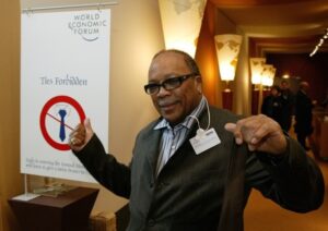 Quincy Jones at the World Economic Forum.