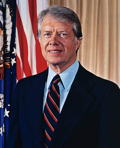 The official portrait of President JImmy Carter