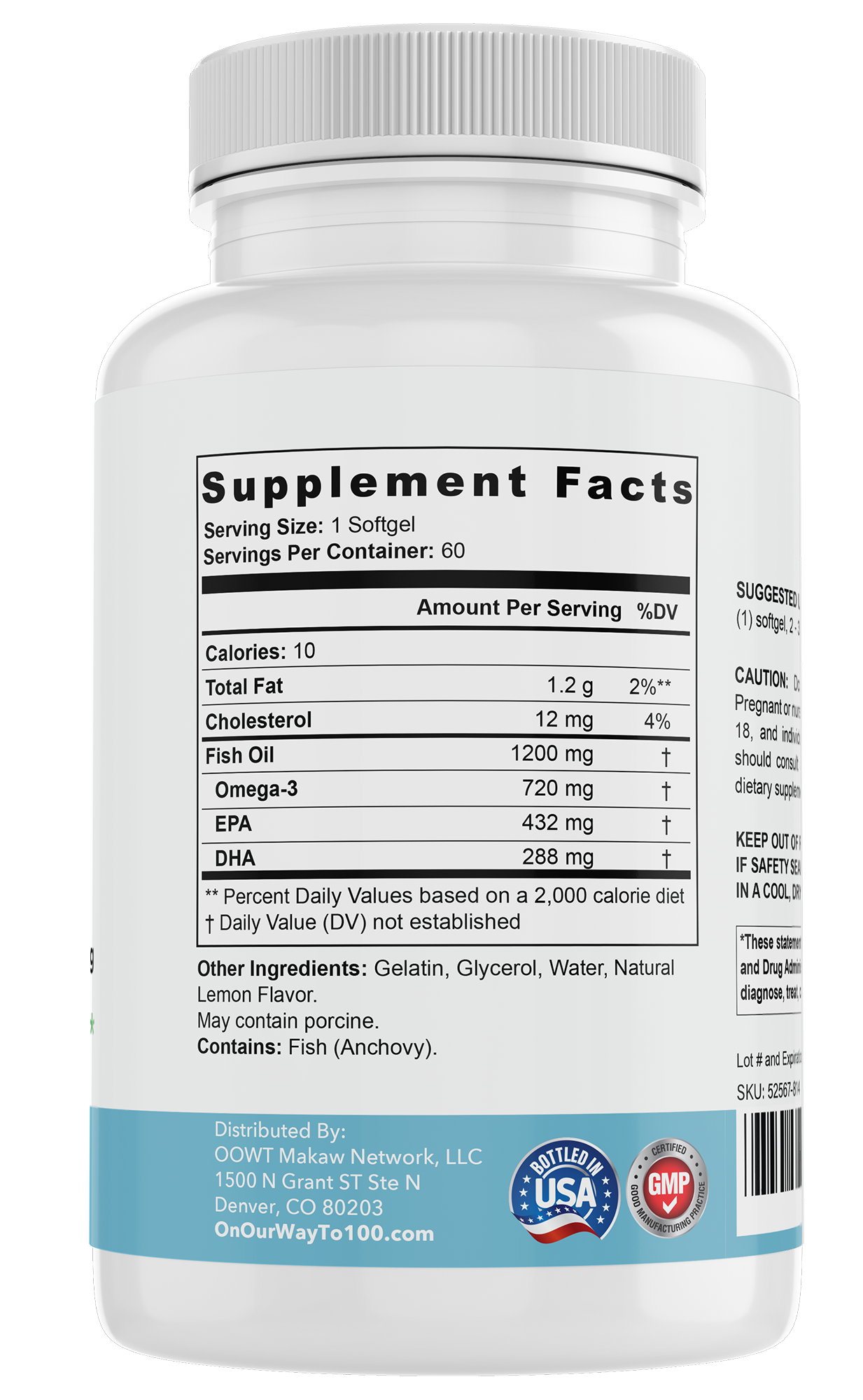 Omega-3 fish oil 1200mg - Image 3